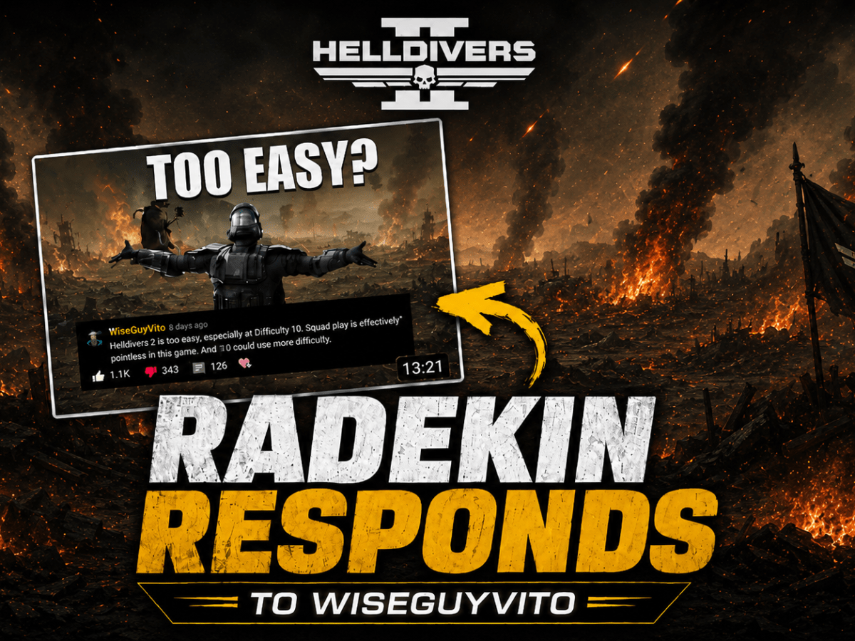 A Response to WiseGuyVito on Helldivers 2 Difficulty, Squad Play, and&nbsp;D10